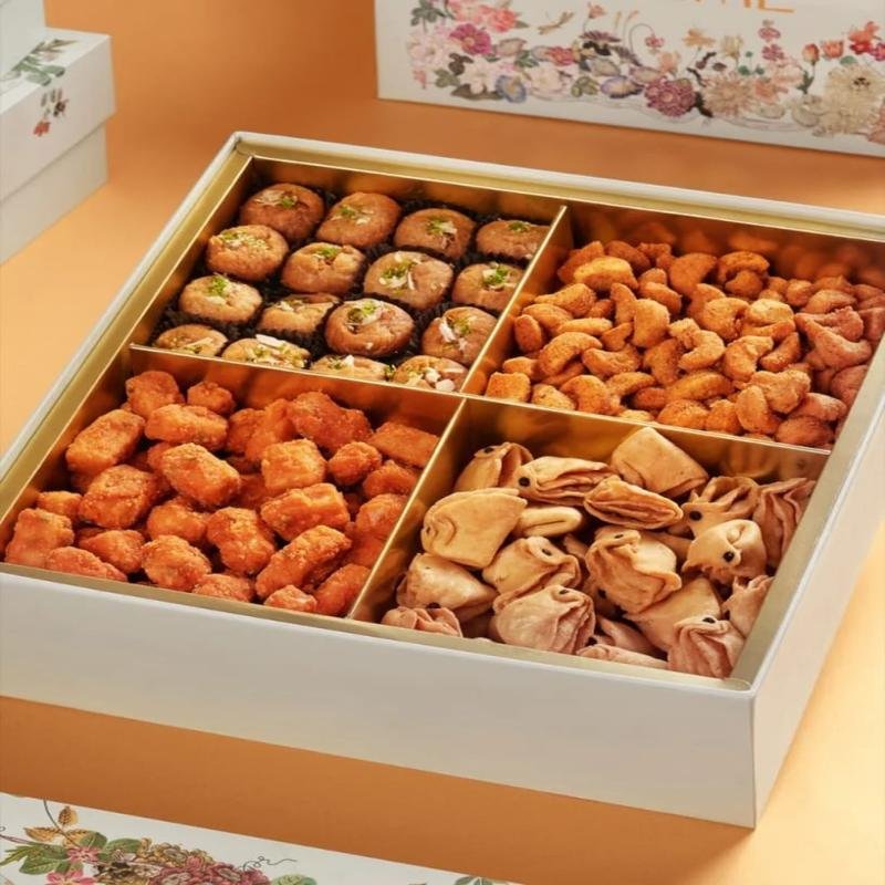 Luxury Banarasi Sweet & Namkeen Hamper