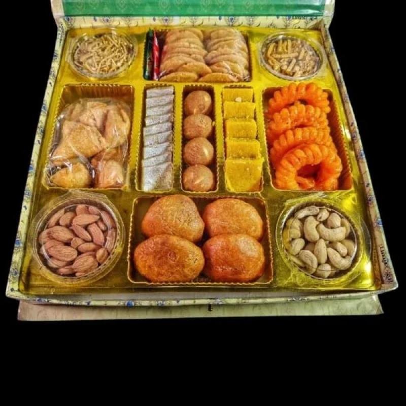 Premium Dry Fruit & Mithai Gift Hamper