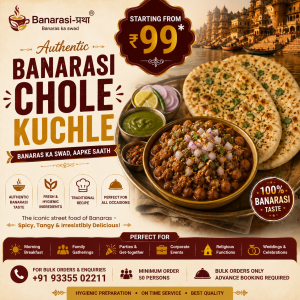 Banarasi Chole Kulche Catering | Starting From ₹99 Per Plate | Banarasi Pratha